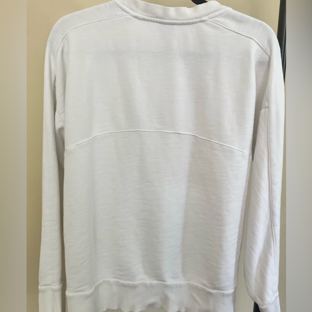 Sweaty Betty White Embroidered Logo Crew Sweatshirt - Picture 3 of 11